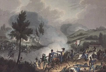 Battle of Grigo, 11th May, 1809, Engraved by Daniel Havell